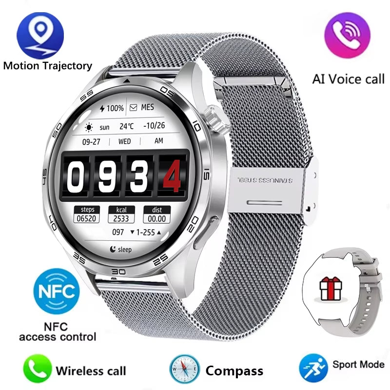 Watch 5 PRO Smart Watch Men Watch 5 AMOLED HD Screen Bluetooth Call GPS Trajectory NFC Heart Rate Compass Smartwatches 2024 New