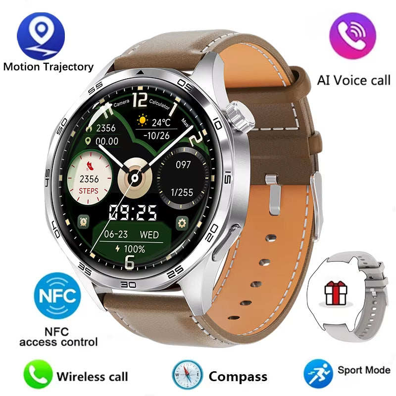 Watch 5 PRO Smart Watch Men Watch 5 AMOLED HD Screen Bluetooth Call GPS Trajectory NFC Heart Rate Compass Smartwatches 2024 New