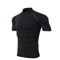 Compression T-Shirt Men Bodybuilding Sportswear Short Sleeve Quick Dry Workout Shirts Sport Tops Tee Gym Running T-Shirt Men