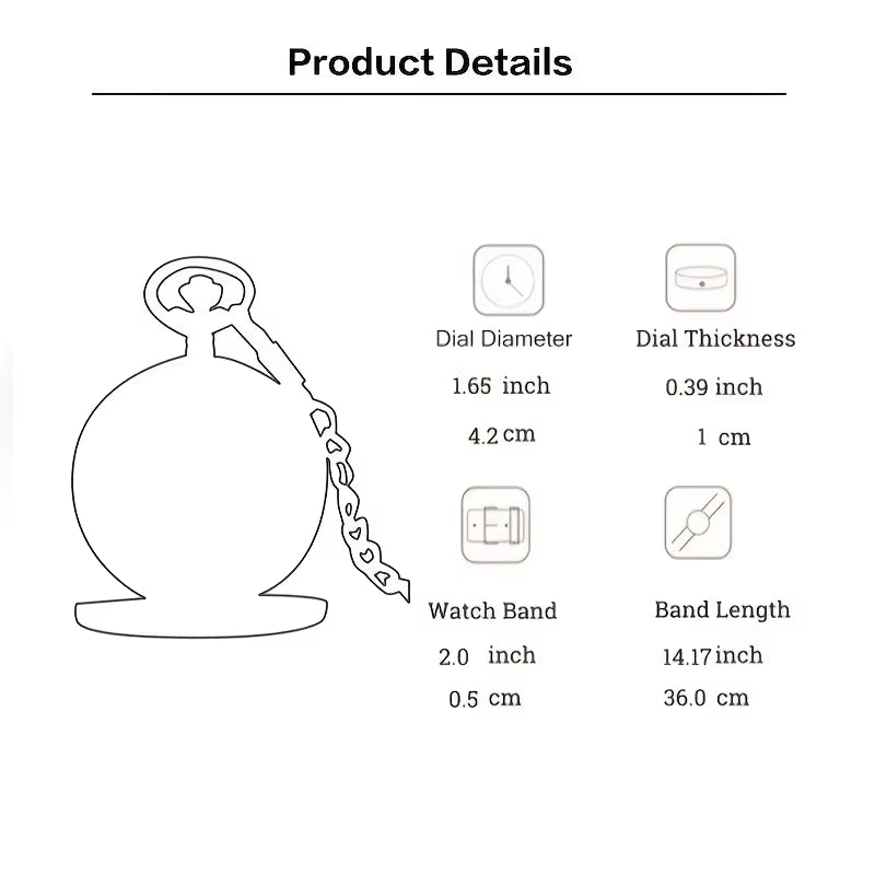 1 Piece Retro Pocket Watch, Fashionable and Trendy Glasses Pocket Watch, Quartz Watch, Cartoon Watch
