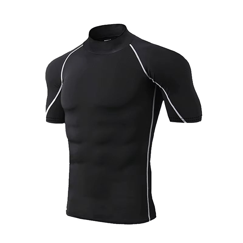 Compression T-Shirt Men Bodybuilding Sportswear Short Sleeve Quick Dry Workout Shirts Sport Tops Tee Gym Running T-Shirt Men
